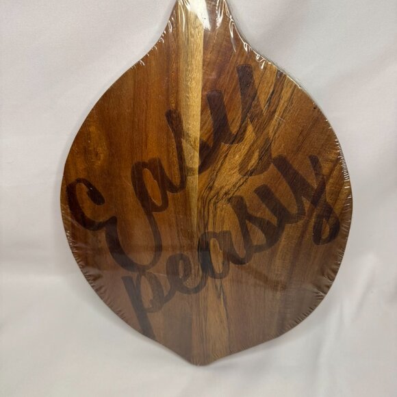 Easy Peasy Lemon Shaped Wooden Cutting Board 12" x 8 3/8" x 1/2" - Picture 1 of 8